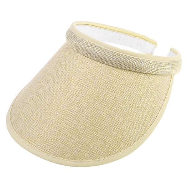 women ladies summer weave straw empty beach cap clip-on solid color large wide brim uv protection breathable sun visor hat, Blue;gray
women ladies summer weave straw empty beach cap clip-on solid color large wide brim uv protection breathable sun visor hat, Blue;gray