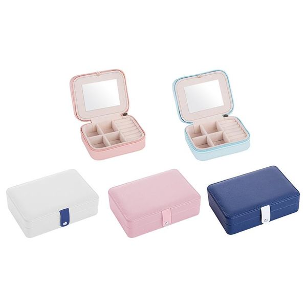 портативный pu jewelry box браслет серьги ожерелье кольца ювелирные хранения дело кабинет, Pink;blue
портативный pu jewelry box браслет серьги ожерелье кольца ювелирные хранения дело кабинет, Pink;blue