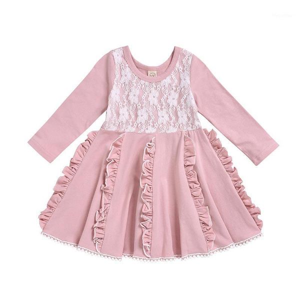 girl's dresses kids dress lace floral round neck long sleeve one-piece for girls pink 1-6 years1, Red;yellow
girl's dresses kids dress lace floral round neck long sleeve one-piece for girls pink 1-6 years1, Red;yellow