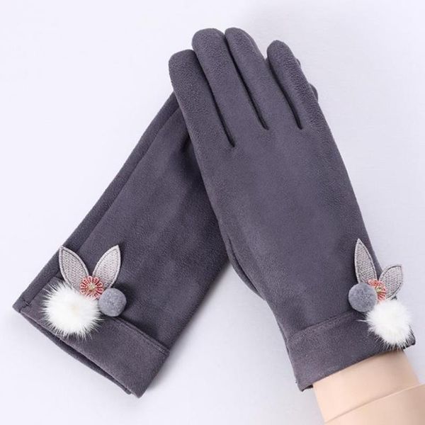 women touch screen suede glove winter double layer furry mittens warm snowflake embroidery outdoor fashionable gloves, Blue;gray
women touch screen suede glove winter double layer furry mittens warm snowflake embroidery outdoor fashionable gloves, Blue;gray