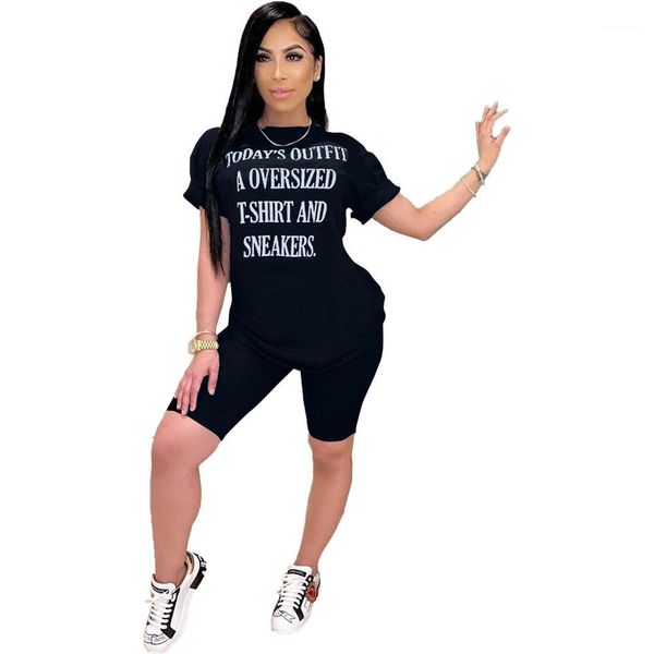 sets summer short sleeve crew neck tshirt slim shorts female tracksuit women letter sport, Gray
sets summer short sleeve crew neck tshirt slim shorts female tracksuit women letter sport, Gray