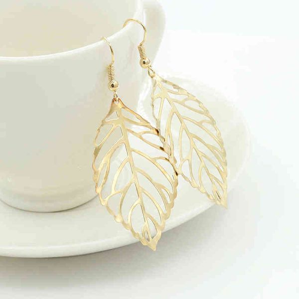 2020 pendientes fashion wholesale jewelry hollow metal leaves dangling long statement drop earrings for women ear stud g220312, Silver
2020 pendientes fashion wholesale jewelry hollow metal leaves dangling long statement drop earrings for women ear stud g220312, Silver