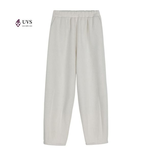 2020 white casual radish pants autumn winter new style loose high waist nine minutes knitted halon pants, Black;white
2020 white casual radish pants autumn winter new style loose high waist nine minutes knitted halon pants, Black;white