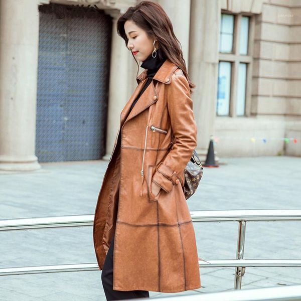 real genuine jacket women sheepskin leather trench coat spring autumn long windbreakers 2020 2826-040 mf4771, Black
real genuine jacket women sheepskin leather trench coat spring autumn long windbreakers 2020 2826-040 mf4771, Black