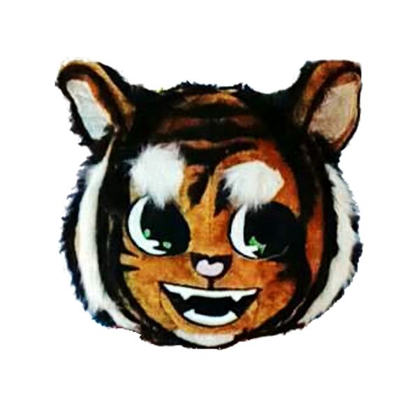 tiger head (only head) mascot costume cartoon character size longteng (tm) 034, Red;yellow
tiger head (only head) mascot costume cartoon character size longteng (tm) 034, Red;yellow