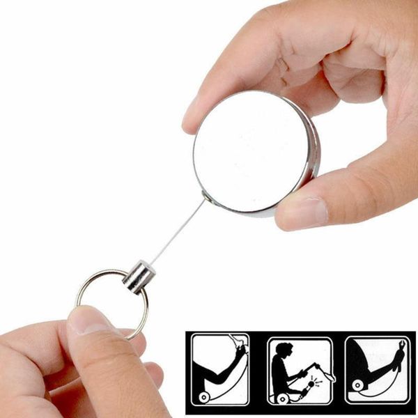 hooks & rails 1pc wire rope key ring holder retractable anti-theft keychain elastic keyring organiser home stoagre hook
hooks & rails 1pc wire rope key ring holder retractable anti-theft keychain elastic keyring organiser home stoagre hook