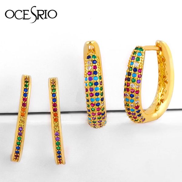 ocesrio luxury 24k gold rainbow hoop earrings for women with stones bar channels hoop earrings zirconia huggie jewellery ers-r57, Silver
ocesrio luxury 24k gold rainbow hoop earrings for women with stones bar channels hoop earrings zirconia huggie jewellery ers-r57, Silver