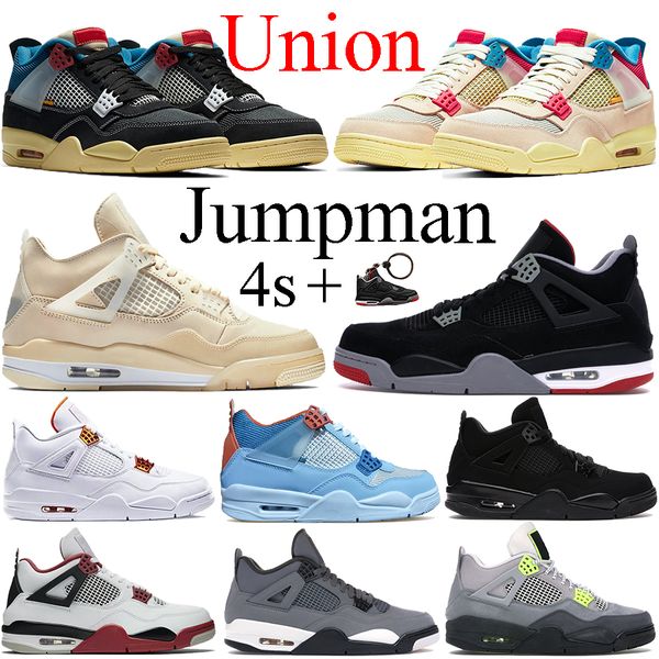 new arrival jumpman 4s 4 basketball shoes union noir guava ice blue se neon black cat metallic what the fire red sneakers trainers
new arrival jumpman 4s 4 basketball shoes union noir guava ice blue se neon black cat metallic what the fire red sneakers trainers