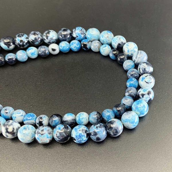 1 strand lot 6 8 10mm natural sky blue flame agat stone bead round loose spacer beads for jewelry making findings diy h jllykb
1 strand lot 6 8 10mm natural sky blue flame agat stone bead round loose spacer beads for jewelry making findings diy h jllykb
