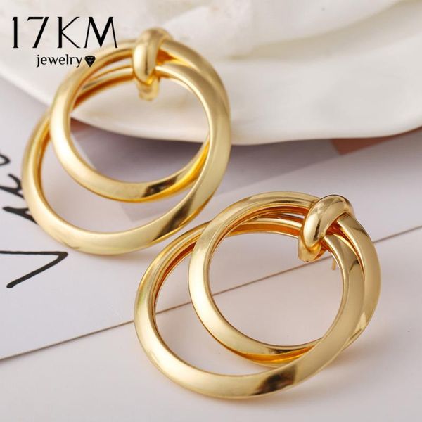 17km fashion oversize gold dangle drop earrings for women 2020 new vintage round twisted knot earring statement, Silver
17km fashion oversize gold dangle drop earrings for women 2020 new vintage round twisted knot earring statement, Silver