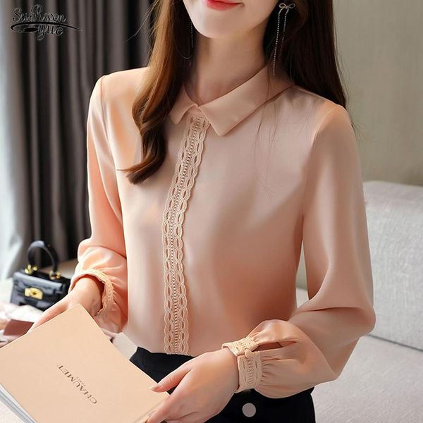 2020 autumn fashion solid chiffon blouse women office lady long sleeve pullover shirts women elegant female clothing 12199, White
2020 autumn fashion solid chiffon blouse women office lady long sleeve pullover shirts women elegant female clothing 12199, White