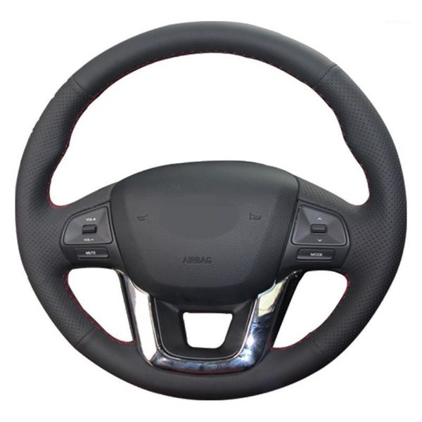 black car steering wheel cover diy hand-stitched artificial leather for kia k2 kia rio 2011-20131
black car steering wheel cover diy hand-stitched artificial leather for kia k2 kia rio 2011-20131