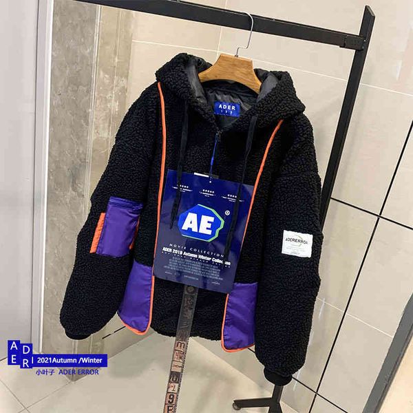 2021 ader error new patchwork polar fleece jacket winter men women hooded sweatshirt ader error lamb velvet zipper, Black
2021 ader error new patchwork polar fleece jacket winter men women hooded sweatshirt ader error lamb velvet zipper, Black