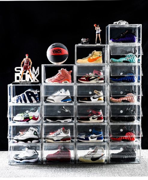 thicken plastic sport shoes dustproof storage boxes transparent sneaker stackable organizer domestic box exhibition cabinet large volume, White;pink
thicken plastic sport shoes dustproof storage boxes transparent sneaker stackable organizer domestic box exhibition cabinet large volume, White;pink