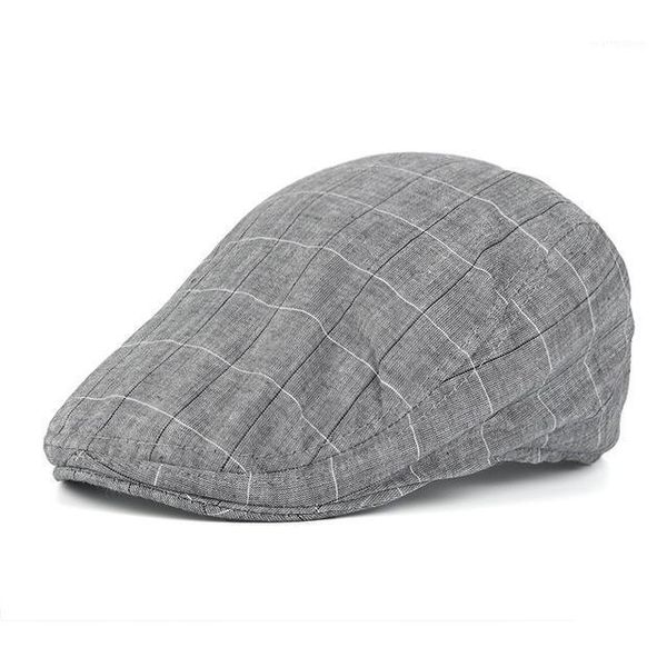 2020 new cotton small plaid hat men's casual painter hat retro shade beret leisure outdoor hiking wholesale1, Blue;gray
2020 new cotton small plaid hat men's casual painter hat retro shade beret leisure outdoor hiking wholesale1, Blue;gray