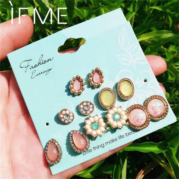 if me bohemian flower stone stud earrings for women trendy boho jelly opal crystal cubic zirconia studs earring set piercing new, Golden;silver
if me bohemian flower stone stud earrings for women trendy boho jelly opal crystal cubic zirconia studs earring set piercing new, Golden;silver