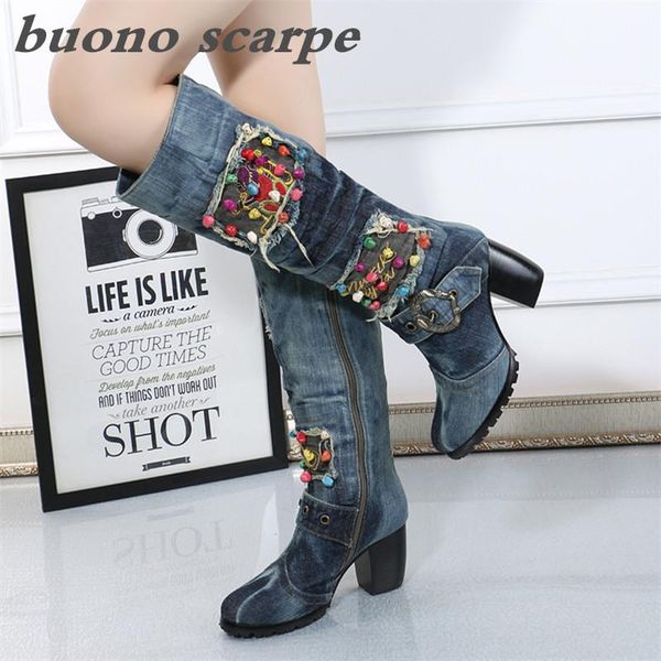 boots canvas women's shoes high heel side zipper denim thick with non-slip boots1, Black
boots canvas women's shoes high heel side zipper denim thick with non-slip boots1, Black