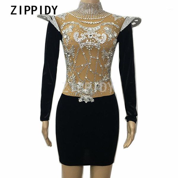 sparkly silver rhinestones dress black velvet big stones female singer outfit nightclub birthday party stage show dresses1, Black;red
sparkly silver rhinestones dress black velvet big stones female singer outfit nightclub birthday party stage show dresses1, Black;red