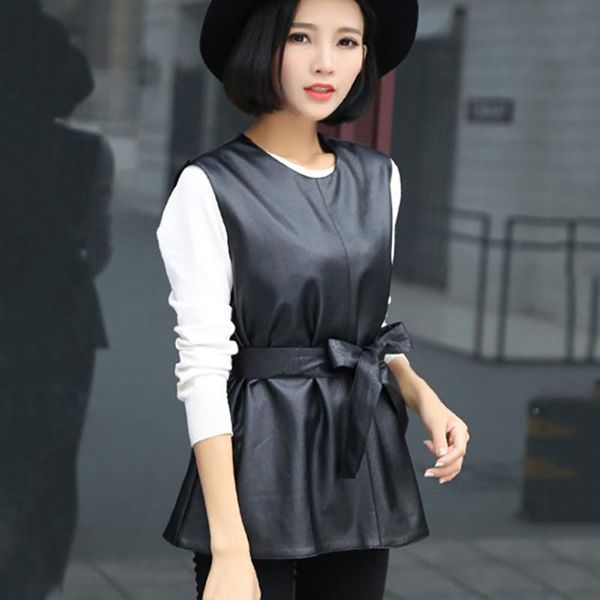 women's vests sim pu faux leather vest women sleeveless jackets motobiker o-neck waistcoat l8601009, Black;white
women's vests sim pu faux leather vest women sleeveless jackets motobiker o-neck waistcoat l8601009, Black;white