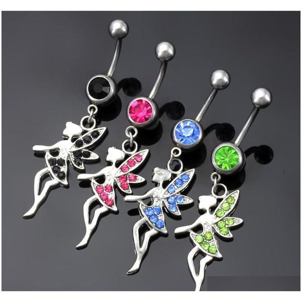 fashion korean style stainless steel rhinstones wings angle belly button rings navel ring body piercing jewelry 4 colors for choices jrc8t, Silver
fashion korean style stainless steel rhinstones wings angle belly button rings navel ring body piercing jewelry 4 colors for choices jrc8t, Silver
