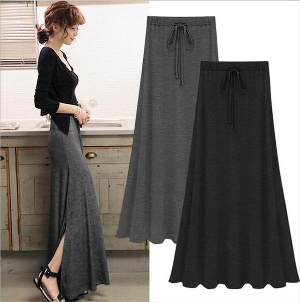 summer slit side skirt women fashion casual long maxi skirt stretchy solid lace up gray black skirts
summer slit side skirt women fashion casual long maxi skirt stretchy solid lace up gray black skirts