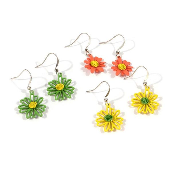 dangle & chandelier 2021 korean earrings cute metal flower for women fashion sweet daisy earring drop femme brinco summer jewelry gifts, Silver
dangle & chandelier 2021 korean earrings cute metal flower for women fashion sweet daisy earring drop femme brinco summer jewelry gifts, Silver
