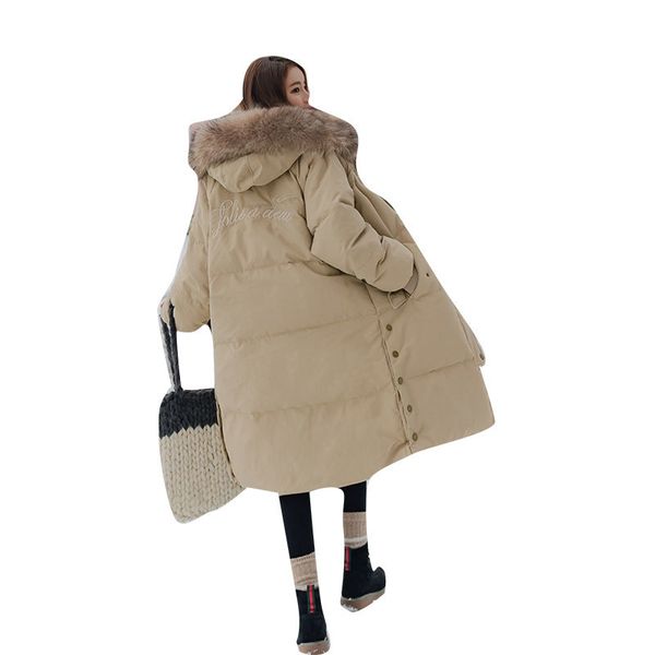 fashion autumn winter 2020 thick warm coat women's slim long hooded korean down soild cotton parkas jacket, Black
fashion autumn winter 2020 thick warm coat women's slim long hooded korean down soild cotton parkas jacket, Black