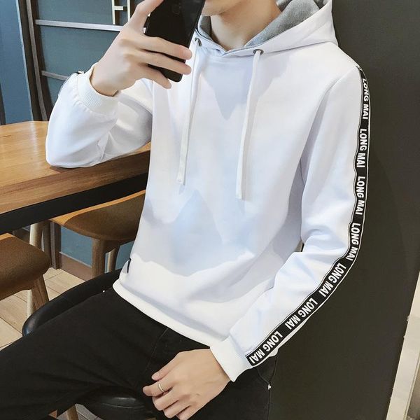 ys4 men's spring and autumn fashion brand classic stretch slim ribbon hooded long sleeve pullover, Black
ys4 men's spring and autumn fashion brand classic stretch slim ribbon hooded long sleeve pullover, Black