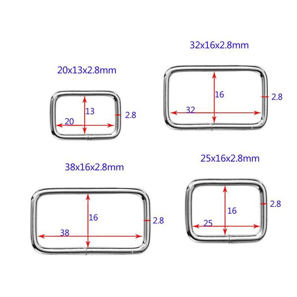 5pcs 20 25 32 38mm metal rectangle ribbon buckle slider belt loop o ring for backpack strap bag pets hooks diy accessories jllcey yeah2010
5pcs 20 25 32 38mm metal rectangle ribbon buckle slider belt loop o ring for backpack strap bag pets hooks diy accessories jllcey yeah2010