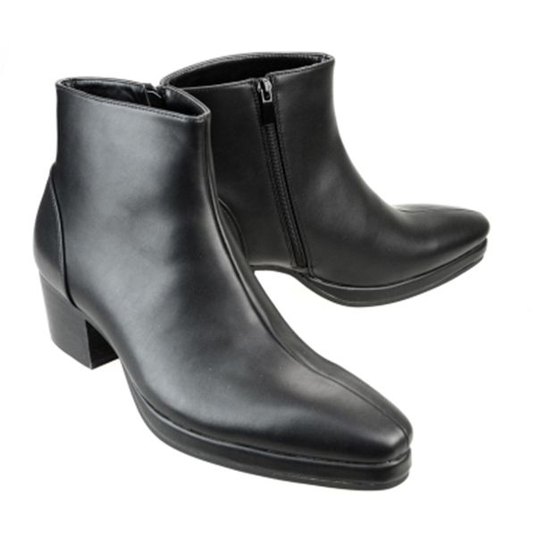 2020 luxury mode high-heeled men genuine leather ankle shoes to cowboy boots fnd7, Black
2020 luxury mode high-heeled men genuine leather ankle shoes to cowboy boots fnd7, Black