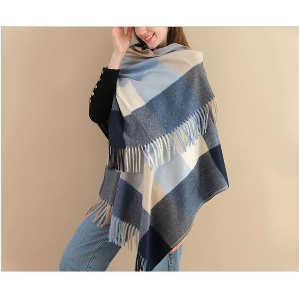 new style men's and women's autumn and winter bibs european and american pure cotton warm plaid shawl scarf 201218, Blue;gray
new style men's and women's autumn and winter bibs european and american pure cotton warm plaid shawl scarf 201218, Blue;gray