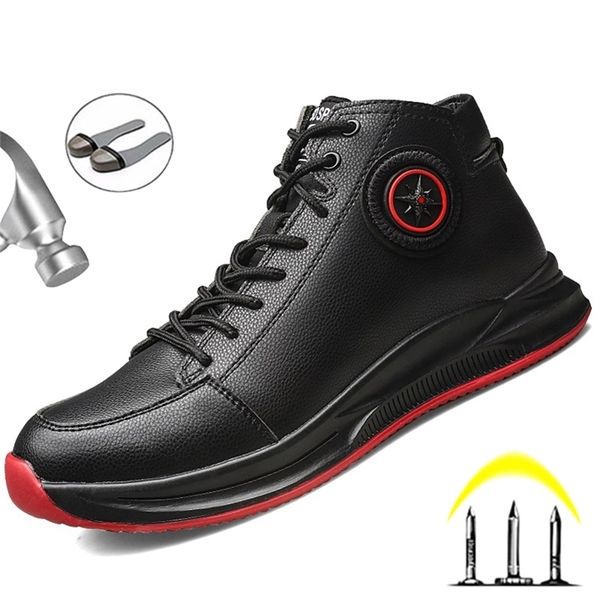 men's boots steel toe safety anti-puncture work shoes men fashion pu leather male workers sneakers y200915, Black;brown
men's boots steel toe safety anti-puncture work shoes men fashion pu leather male workers sneakers y200915, Black;brown
