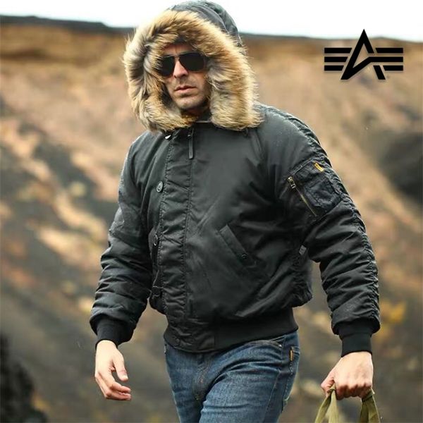 men's winter short alaska, 4 colors, with artificial fur and hood. 201114, Black;brown
men's winter short alaska, 4 colors, with artificial fur and hood. 201114, Black;brown