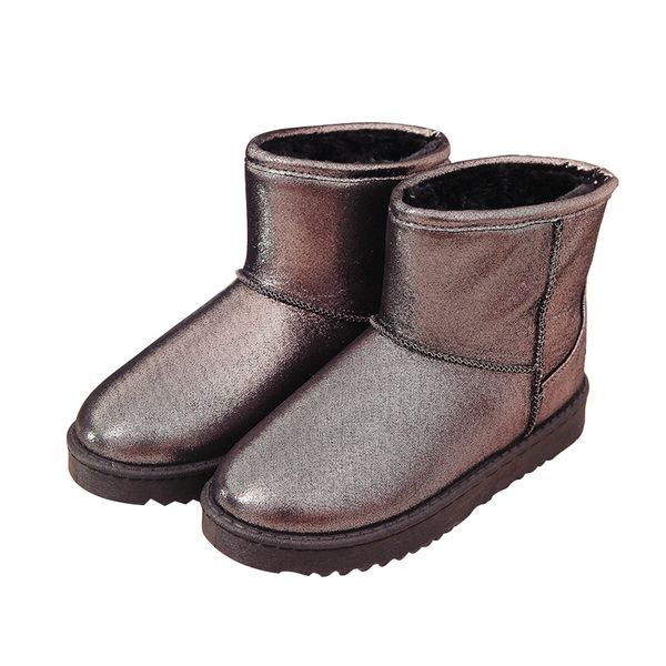 2021 the new classic female leather skin winter snow boots dwaterproof proof water cotton shoes woman slide into apartment dnul, Black
2021 the new classic female leather skin winter snow boots dwaterproof proof water cotton shoes woman slide into apartment dnul, Black