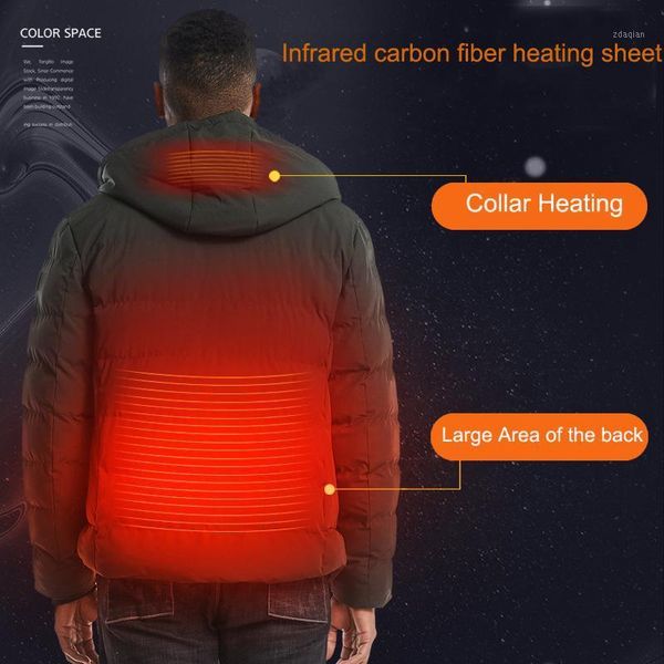 men's down & parkas winter jacket male smart electric heating jackets hooded keep warm coats thermal anti-cold man plus size 7xl1, Black
men's down & parkas winter jacket male smart electric heating jackets hooded keep warm coats thermal anti-cold man plus size 7xl1, Black