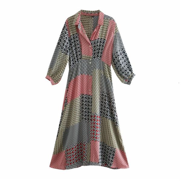 2021 new women patchwork print midi retro shirt dress fashion long sleeves lapel collar metal button-up casual dresses azsh, Black;gray
2021 new women patchwork print midi retro shirt dress fashion long sleeves lapel collar metal button-up casual dresses azsh, Black;gray