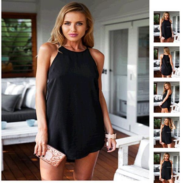 mini casual short summer women harness sleeveless club dress party stylish simplicity sleeveless loose spaghetti strap, Black;gray
mini casual short summer women harness sleeveless club dress party stylish simplicity sleeveless loose spaghetti strap, Black;gray