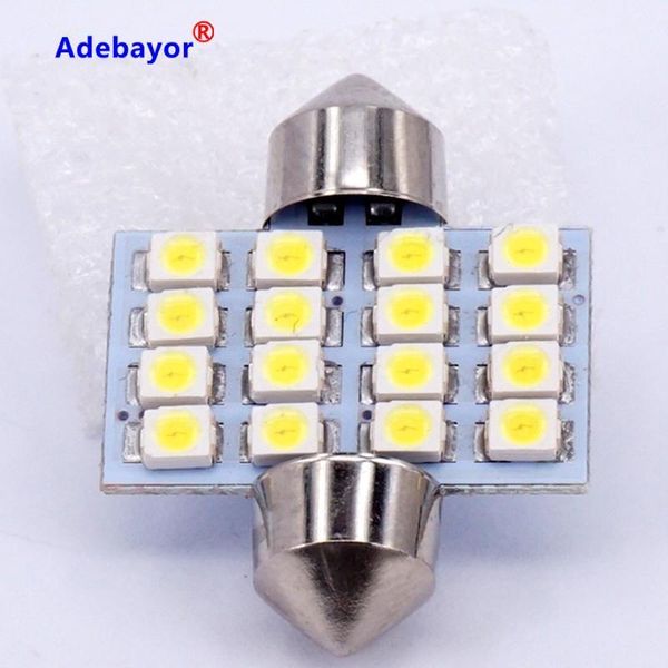 emergency lights 100x31mm 1210 3528 16 smd led white car dome festoon interior light bulbs auto licence plate roof light1
emergency lights 100x31mm 1210 3528 16 smd led white car dome festoon interior light bulbs auto licence plate roof light1