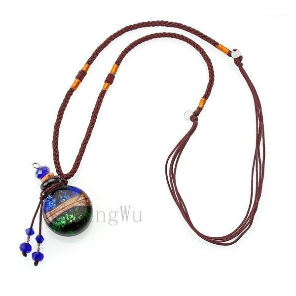 yingwu blue gold foil murano glass small colorful oil ashes urn bottle cork pendant vial necklace1, Silver
yingwu blue gold foil murano glass small colorful oil ashes urn bottle cork pendant vial necklace1, Silver