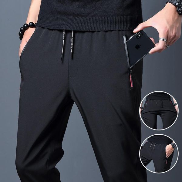 multi-style men's ice silk casual pants 2020 summer new thin section fashion business no-iron pants men's clothing, Black
multi-style men's ice silk casual pants 2020 summer new thin section fashion business no-iron pants men's clothing, Black