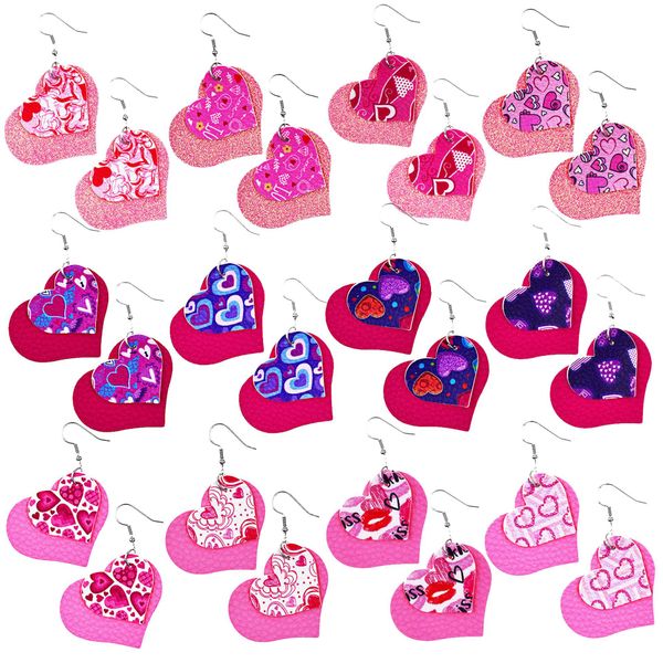 2021 valentine day leather earrings for women lightweight heart shape dangle earrings statement jewelry valentine day gift party favor
2021 valentine day leather earrings for women lightweight heart shape dangle earrings statement jewelry valentine day gift party favor
