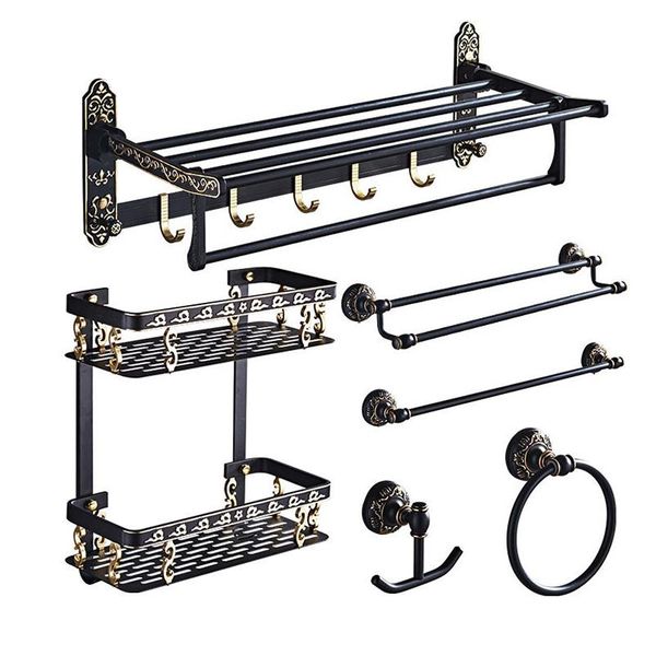 bath accessory set black space aluminum hardware sets bathroom accessories towel rack soap dish toilet paper holder
bath accessory set black space aluminum hardware sets bathroom accessories towel rack soap dish toilet paper holder