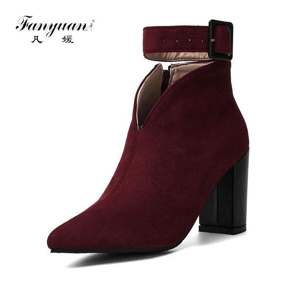 boots fanyuan 2021 v cut design luxury shoes women designers ankle buckle strap woman high heels, Black
boots fanyuan 2021 v cut design luxury shoes women designers ankle buckle strap woman high heels, Black