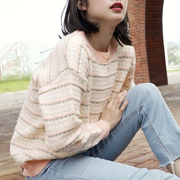 2021 new knitted vintage women knit casual o-neck sweet long sleeve korean sweater autumn women's clothing 2uwh, White
2021 new knitted vintage women knit casual o-neck sweet long sleeve korean sweater autumn women's clothing 2uwh, White