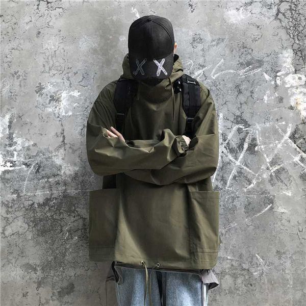 autumn thin section pullover jacket men fashion solid color casual hooded jacket man streetwear loose hip hop bomber men jakets for me ucqo#, Black;brown
autumn thin section pullover jacket men fashion solid color casual hooded jacket man streetwear loose hip hop bomber men jakets for me ucqo#, Black;brown