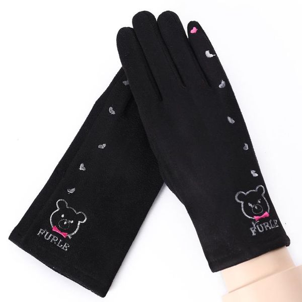 five fingers gloves women winter touch screen suede furry warm full finger mittens female lady outdoor sport driving, Blue;gray
five fingers gloves women winter touch screen suede furry warm full finger mittens female lady outdoor sport driving, Blue;gray