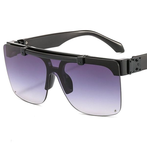 sunglasses 2021 square men women flip metal big frame sun glasses fashion ocean lens eyeglasses uv400 with box fml, White;black
sunglasses 2021 square men women flip metal big frame sun glasses fashion ocean lens eyeglasses uv400 with box fml, White;black