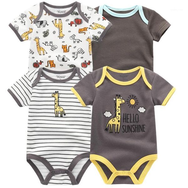 4-pack cotton baby rompers o-neck boys girls clothes newborn jumpsuits infant clothing sets1, White
4-pack cotton baby rompers o-neck boys girls clothes newborn jumpsuits infant clothing sets1, White