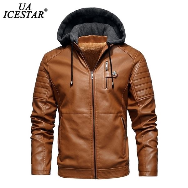 uaicestar men winter new leather jackets coat casual fleece thicken motorcycle pu jacket biker warm leather men brand clothing 201223, Black
uaicestar men winter new leather jackets coat casual fleece thicken motorcycle pu jacket biker warm leather men brand clothing 201223, Black