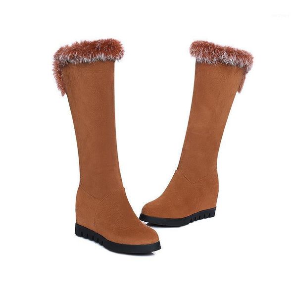 winter boots warm casual 2020 women's knee high hight increase boots square fashion round toe women shoes size 34-43 t-60271, Black
winter boots warm casual 2020 women's knee high hight increase boots square fashion round toe women shoes size 34-43 t-60271, Black